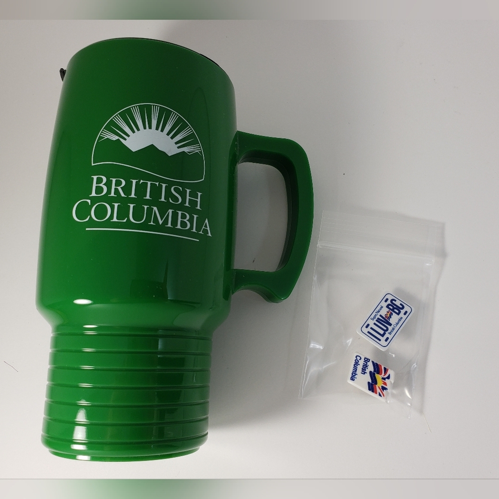 British Columbia Natural Corn Product Mug and Pins